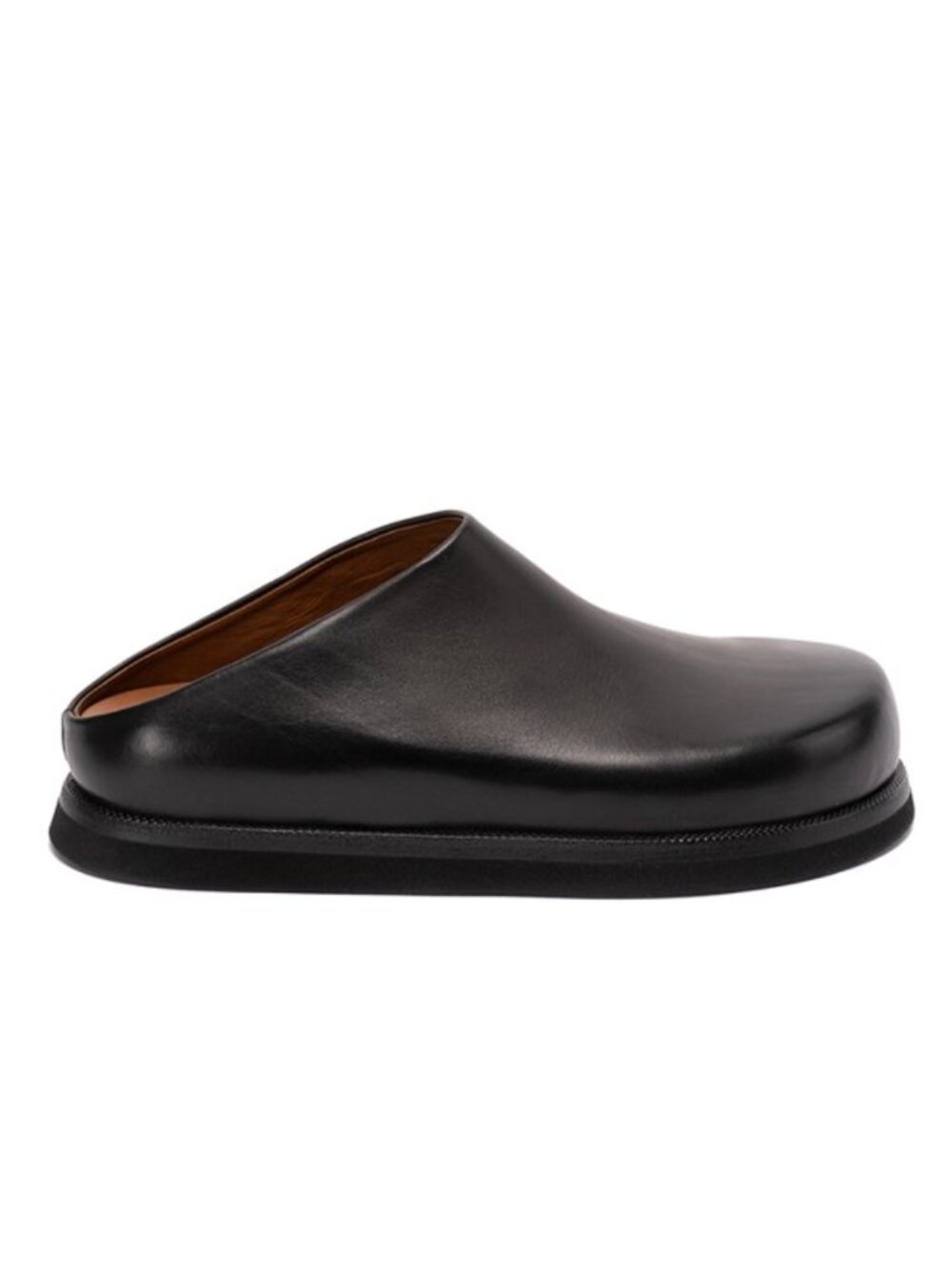 Marsèll Accom 100% calf leather sabot slippers clogs mules IT36